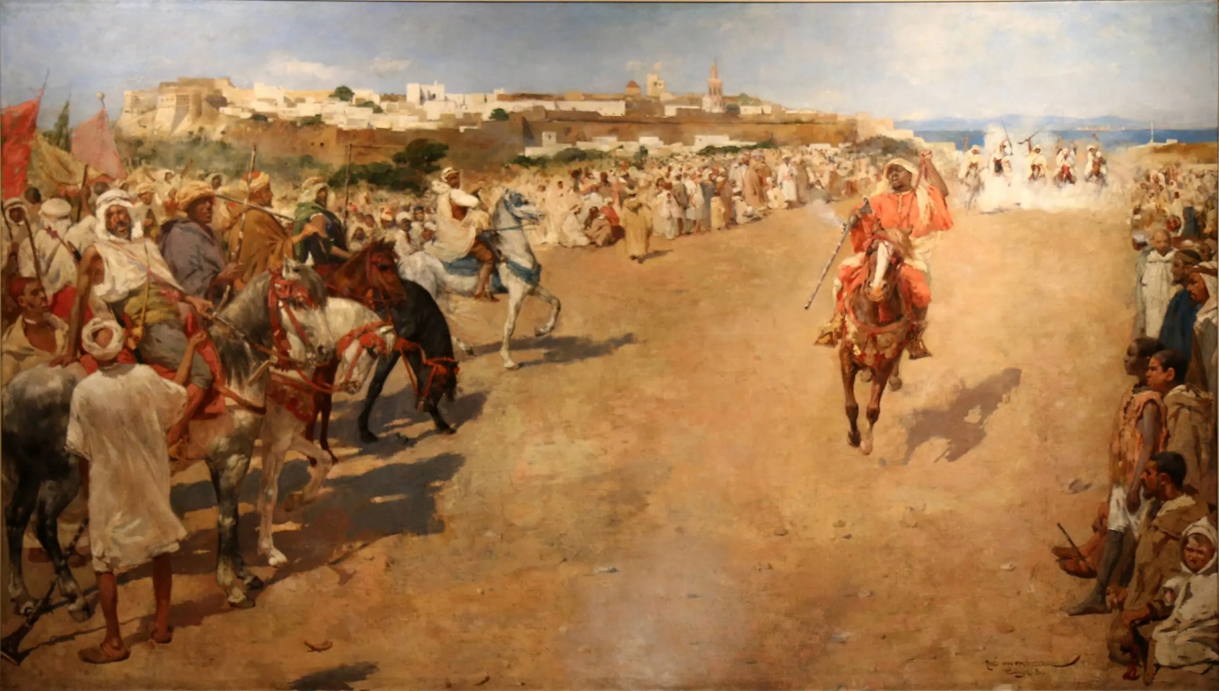 Théo van Rysselberghe, « Fantasia arabe », 1884.